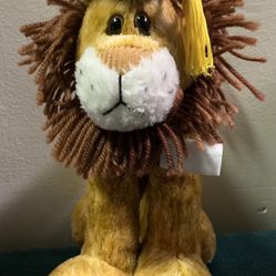 Graduation lion 9” plush stuffed animal 