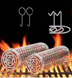 Billigo• 2 Pack Stainless Steel Rolling Grilling Baskets