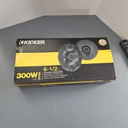 Kicker 6-1/2 Coaxial Speakers
