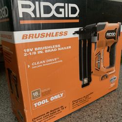 18V Brushless Cordless Brad Nailer (Tool Only)