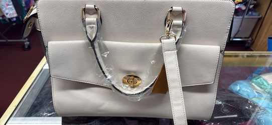 Minsong White Satchel Handbag