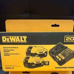 2- Dewalt battery 5 AH and charger