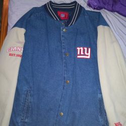 New York Giants Jean Vintage Jacket 