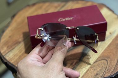 Cartier Glasses - brown gold