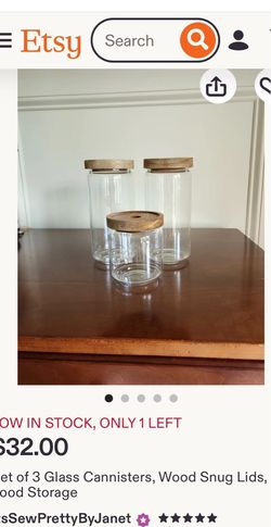 Glass canister set