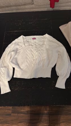 White sweater