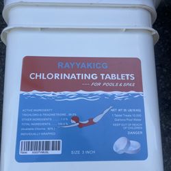 35lb 3” Swimming Pool Chlorinating Tablets Chlorine Tablets Tabs