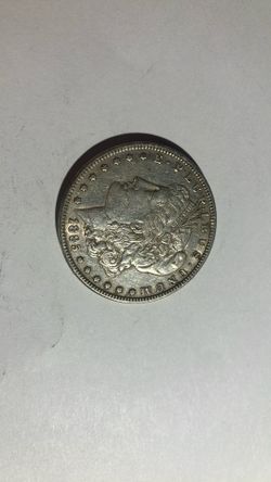 1885 Morgan Silver Coin Dollar