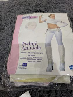 Padme costume with white boots