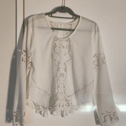 White Blous Sz S