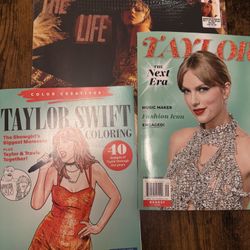 Taylor Swift Vinyl + Coloring Book And Magazine 