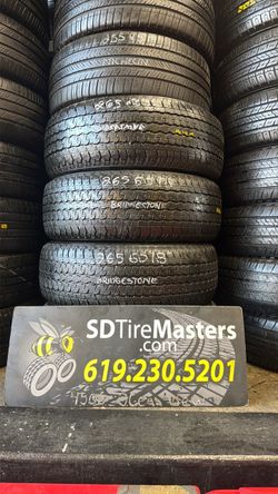 4 Bridgestone tires (265-60-18)