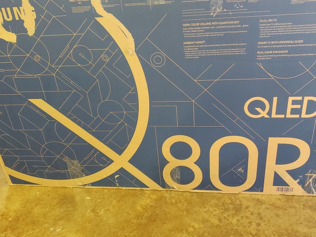 Tv Samsung 75", Q80R, 240 HZ, Cristal Display, HDR, Excellent