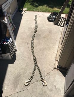 75-Foot Heavy-Duty Industrial Chain w/ Hooks