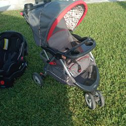 Baby Trend Stroller And Graco Infant Car Seat.