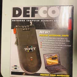 Port Defcon Notebook Computer Security System New Sealed