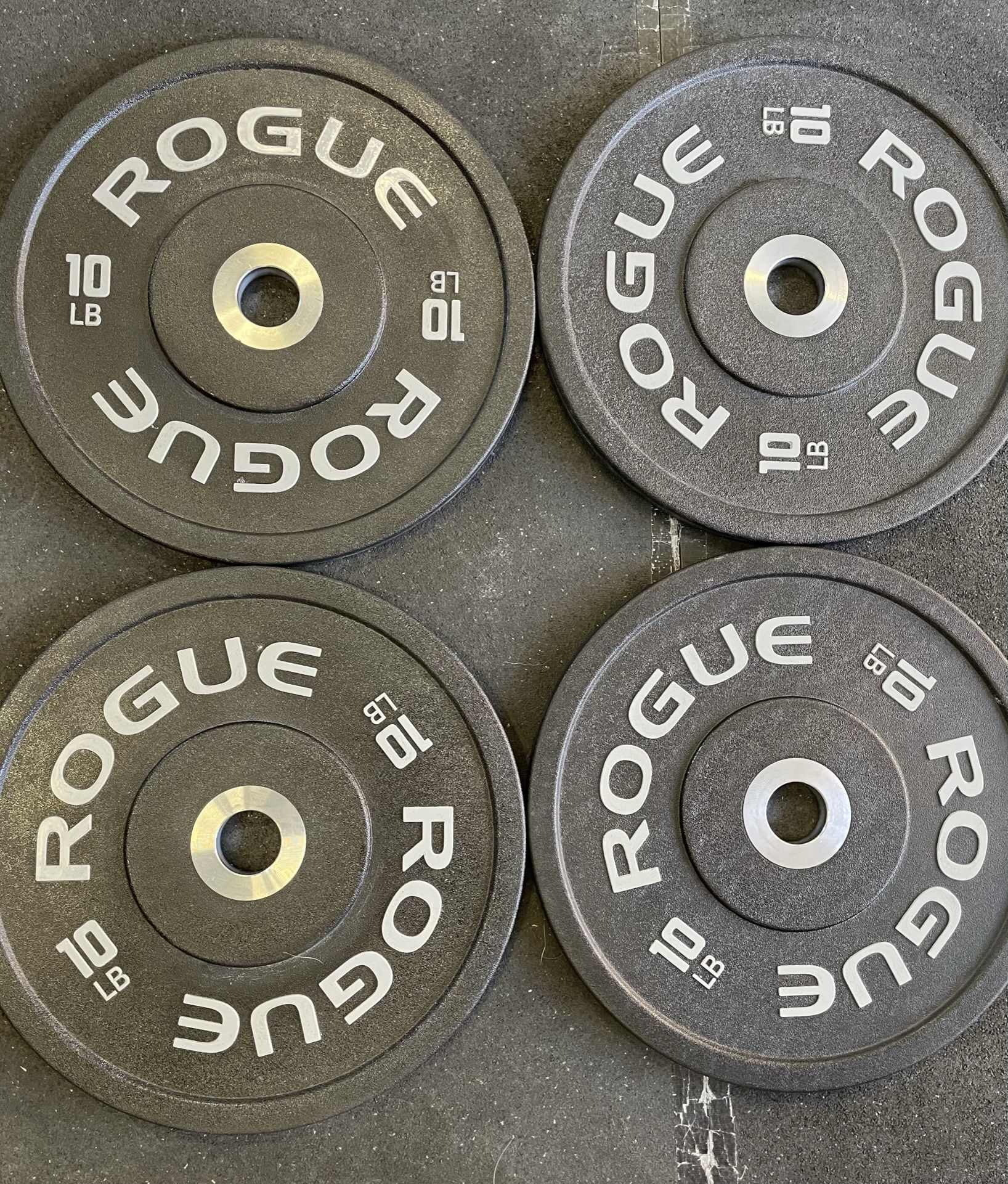 Rogue Fitness Urethane 10 LB bumper plates CrossFit weights for Sale in Phoenix, AZ OfferUp