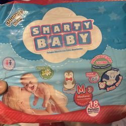 Size 3 Diapers 18 Count