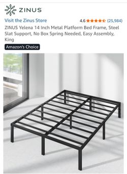 King Size Metal Bed Frame