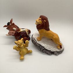 Disney Lion King Ceramic Figurine Lot