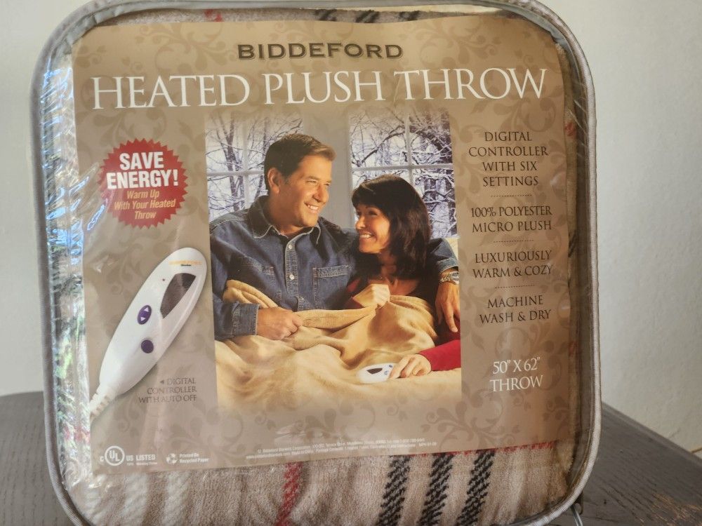 Biddeford Heated Plus Throw