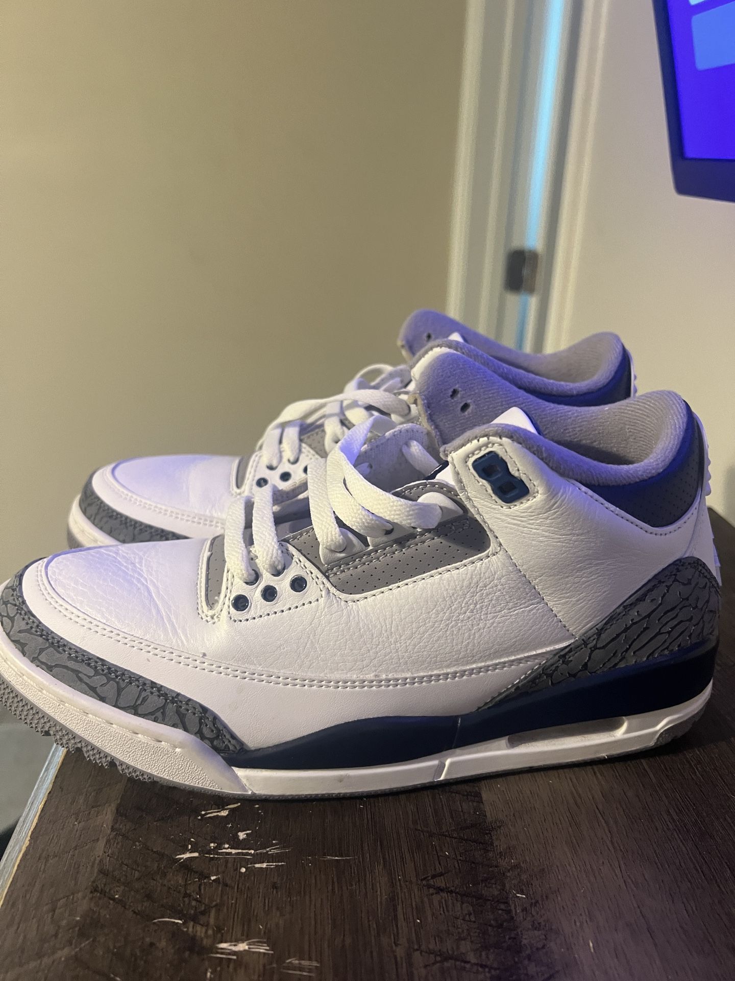 Jordan 3 midnight navy - Size 9.5