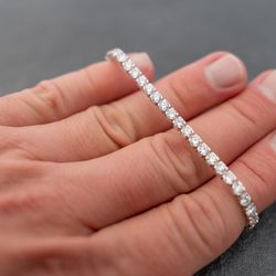 10 Carat Tennis Bracelet Lab Grown Diamonds