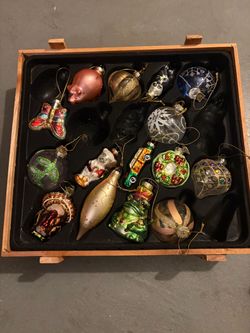 Thomas Pacconi Vintage Glass Ornaments Christmas