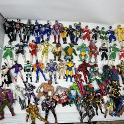 VINTAGE LOOSE ACTION FIGURE  90s LOT- 130 Figures Total 