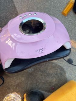 Pink SUN UV/LED Gel Nail Lamp – 4 Timer Modes – Works Perfect