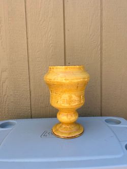 Vintage Mustard Vase