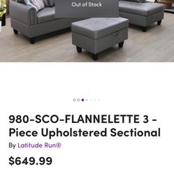 Dark Gray Sectional Couch