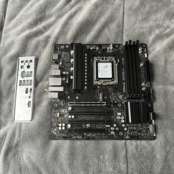 ASRock B650M-C AMD AM5 DDR5 Micro ATX Motherboard, W/Shield