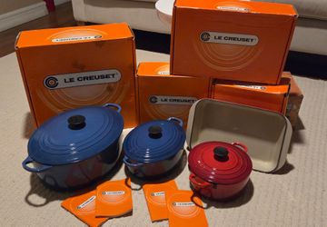 Premium Le Creuset Enameled Cast Iron Collection (with Boxes) – Bundle or Sets