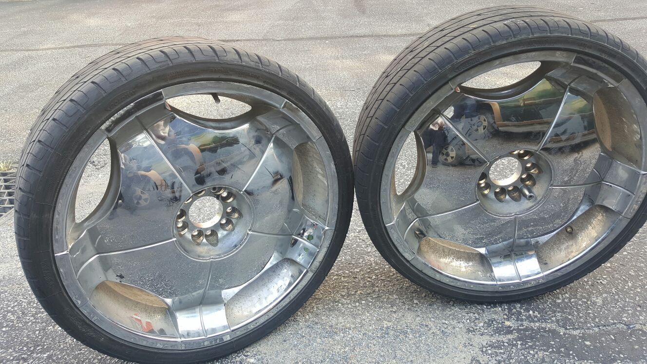 24" rims with tires