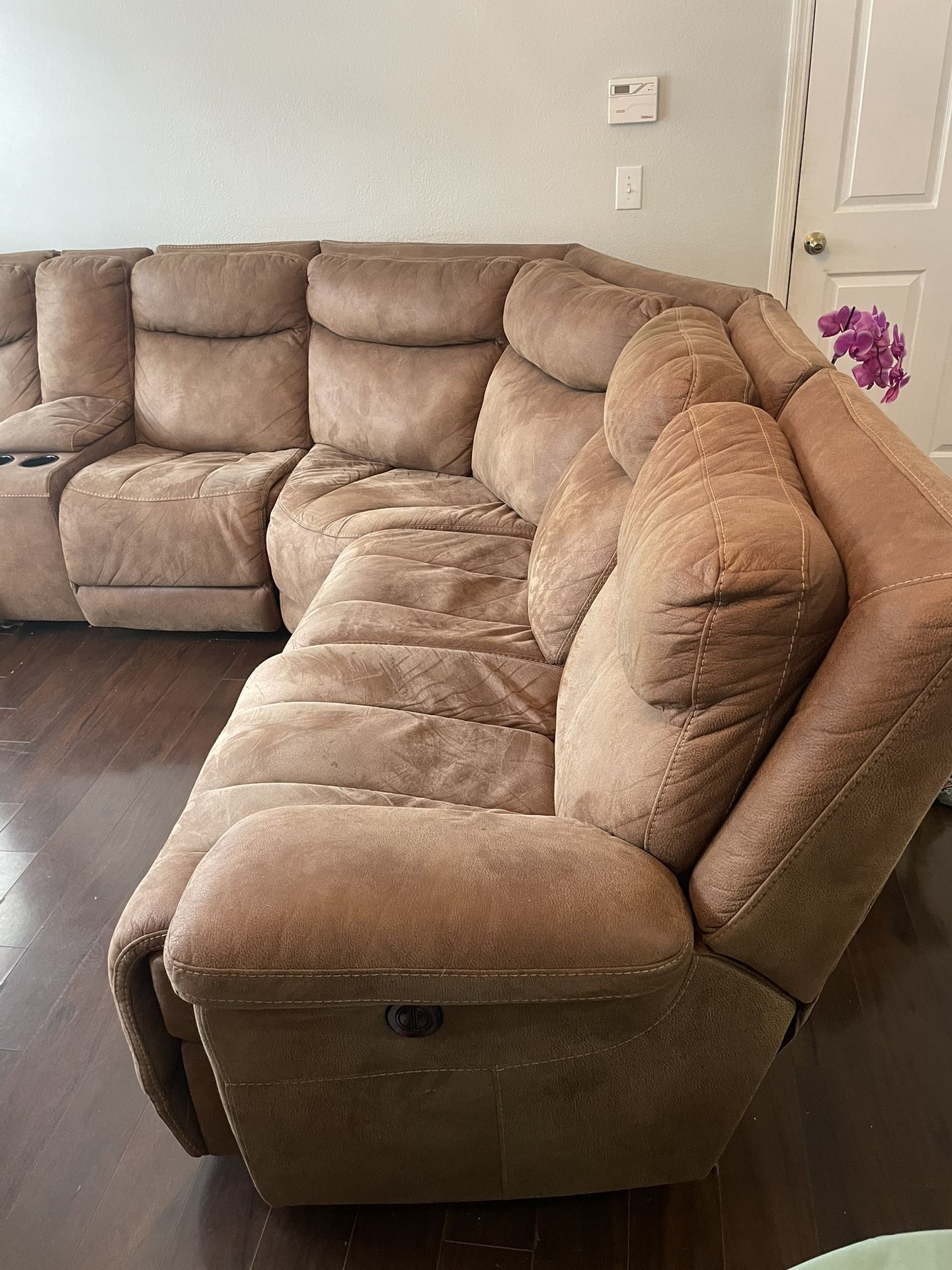 beautiful brown sofa