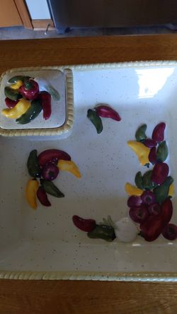 Elements Square Vegetable Platter