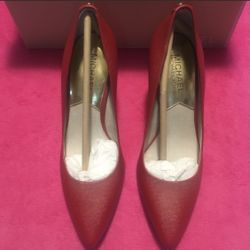 Michael Kors Red Leather Heels