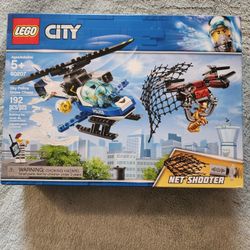 New Lego City Sky Police Drone Chase Gold Minifigure Sealed Set 60207