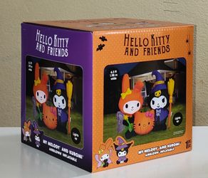 Halloween Hello kitty & Chucky inflatable, new