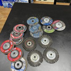 16 Pieces Grinding Wheel Cut Off Polish Wire Wheels BRAND NEW  LOT