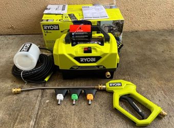 RYOBI 1.8 GPM Automotive High Flow Pressure Washer Kit
