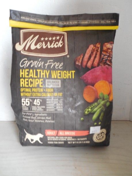 3 Lbs Merrick Grain Free Healthy Weight Recipe Dog Food