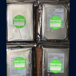 1TB  Desktop 3.5” Hard Drives - Formatted & Tested
