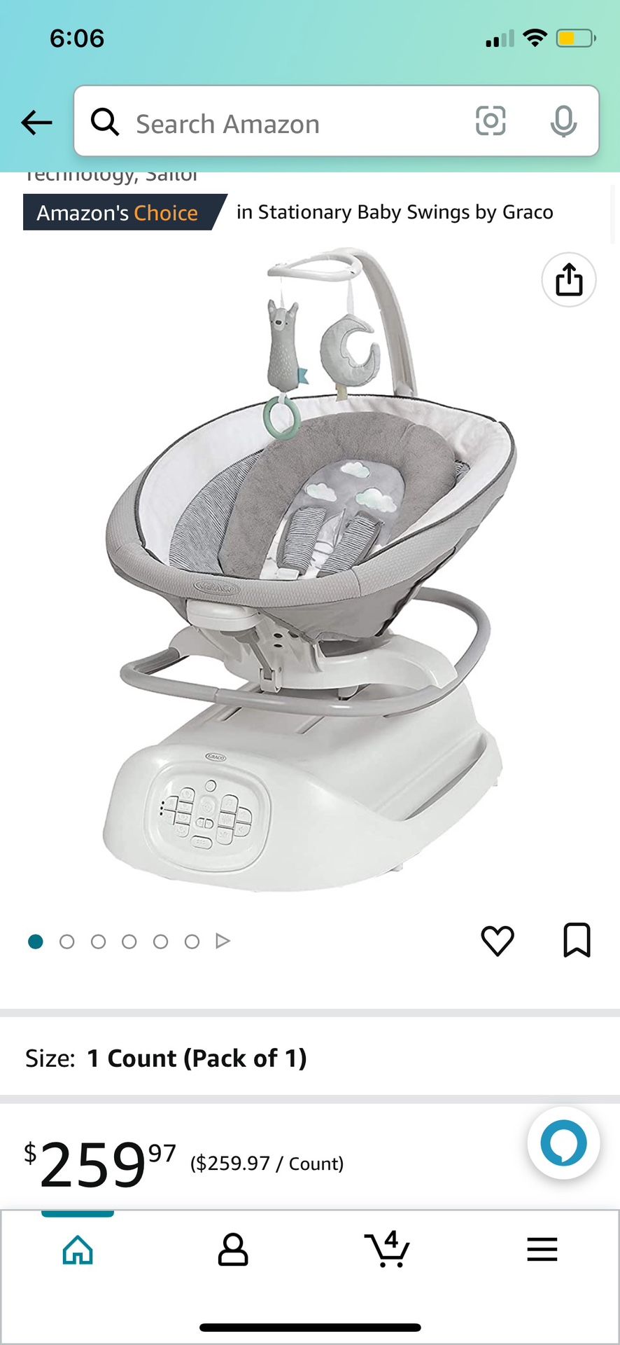 Baby Swing - Normally $260