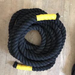 Large exercise fitness rope