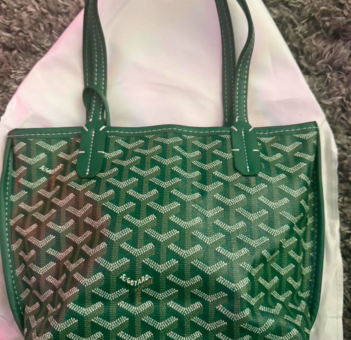 Green Designer Tote Bag