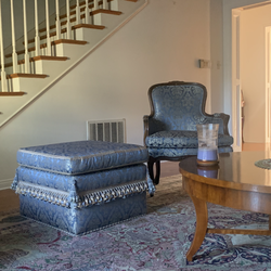 Poofa and chair combo