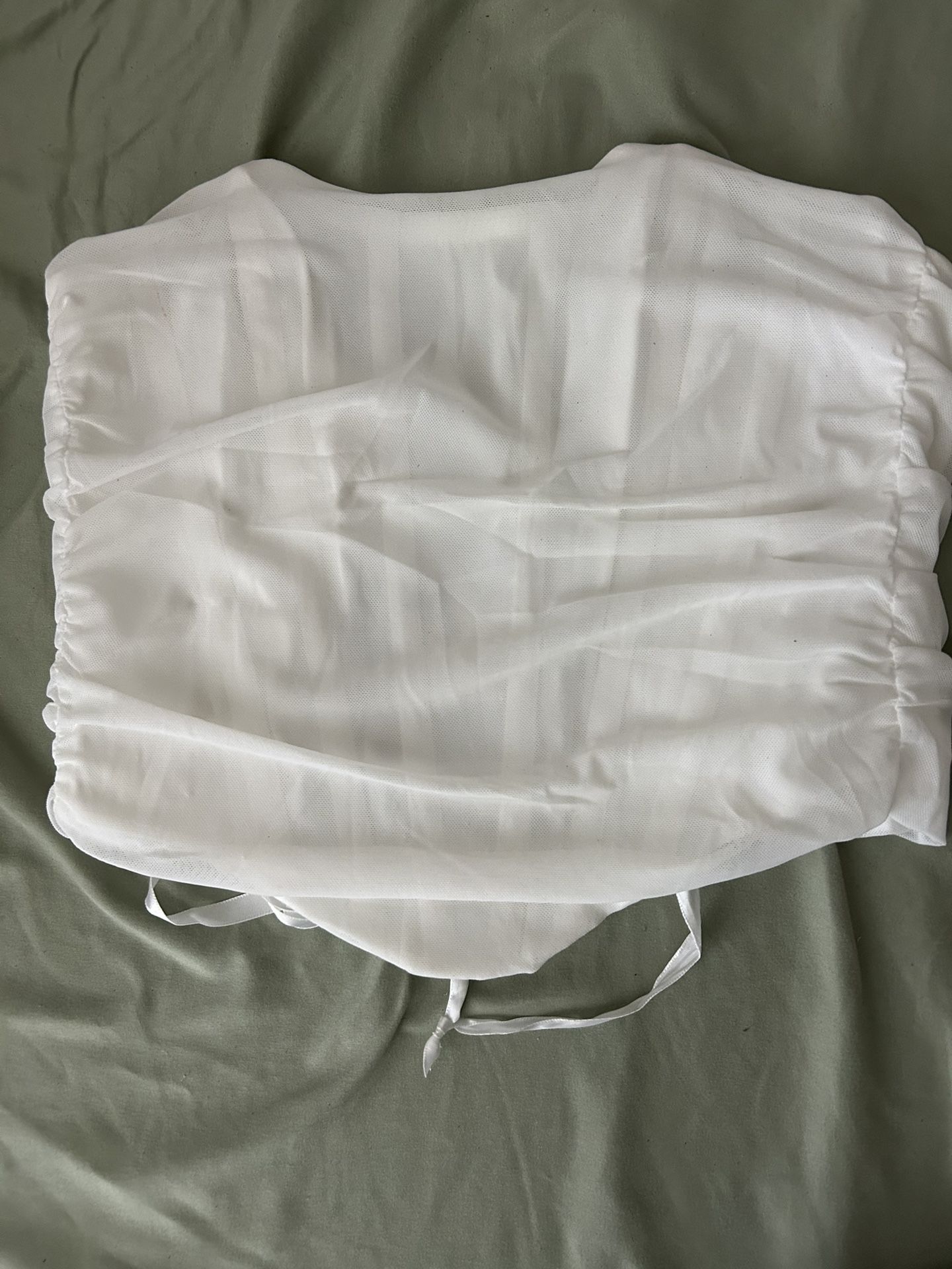 White Corset Top