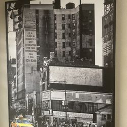 Large Framed City Scene 